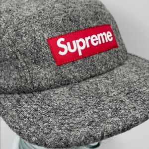 SUPREME Camp Cap Harris Tweed
